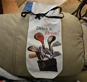 Golf Club Wine Bag - Don't Drink & Drive